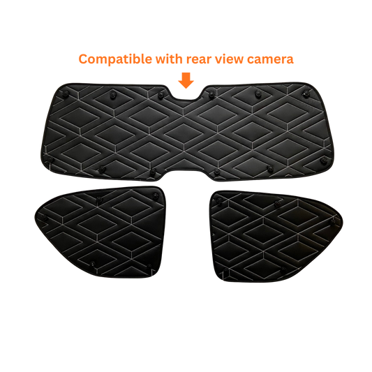 Nissan Patrol Y62 Cargo Sunshade Kit (Rear Camera Compatible)