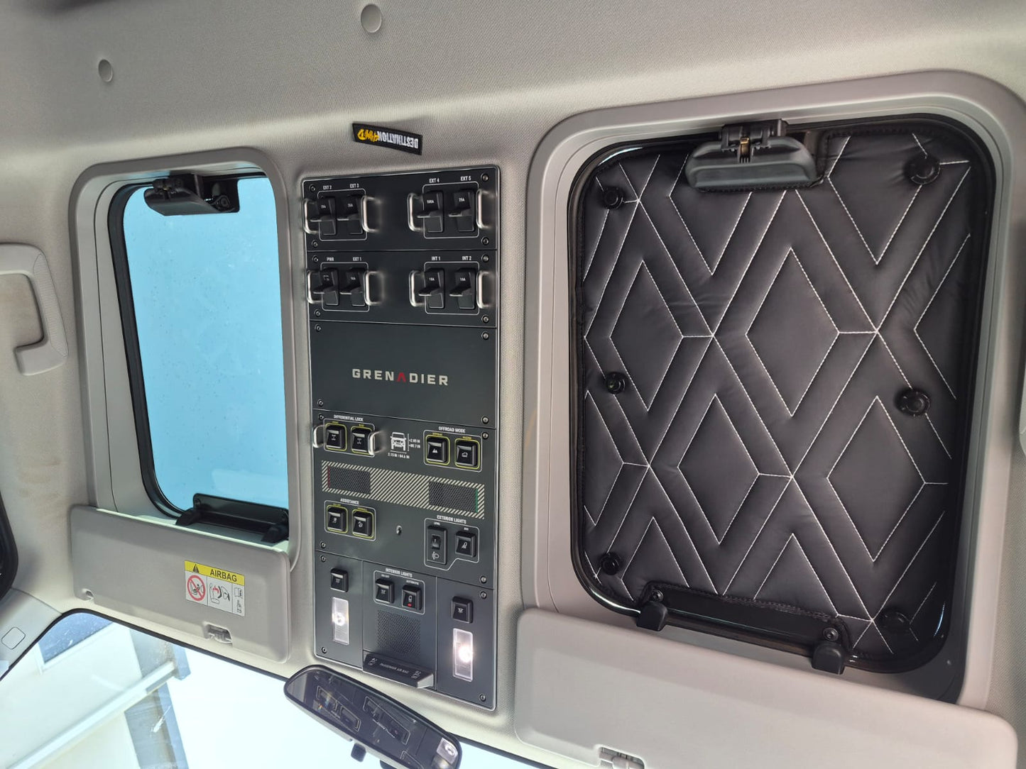 Ineos Grenadier Quartermaster Hatches Sunshade Kit