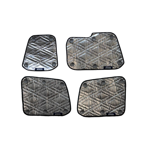 Toyota LandCruiser 200 Series Rear Barn Door Cargo Sunshade Kit