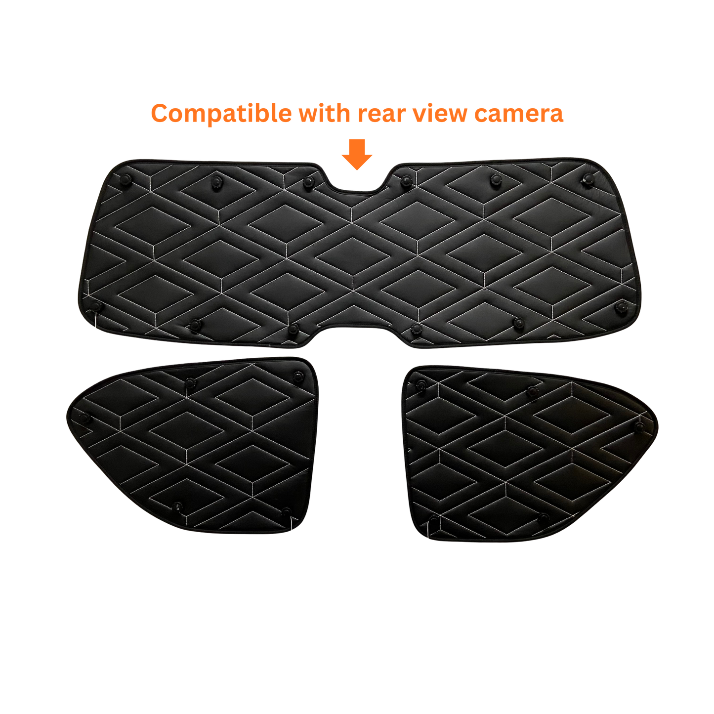 Nissan Patrol Y62 Cargo Sunshade Kit (Rear Camera Compatible)