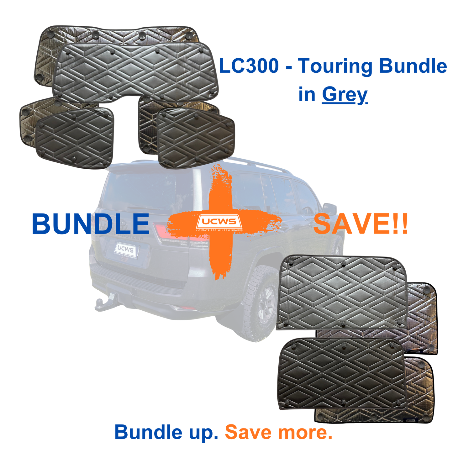 Toyota LandCruiser 300 Series - Touring Bundle (Cargo & Doors) - Grey
