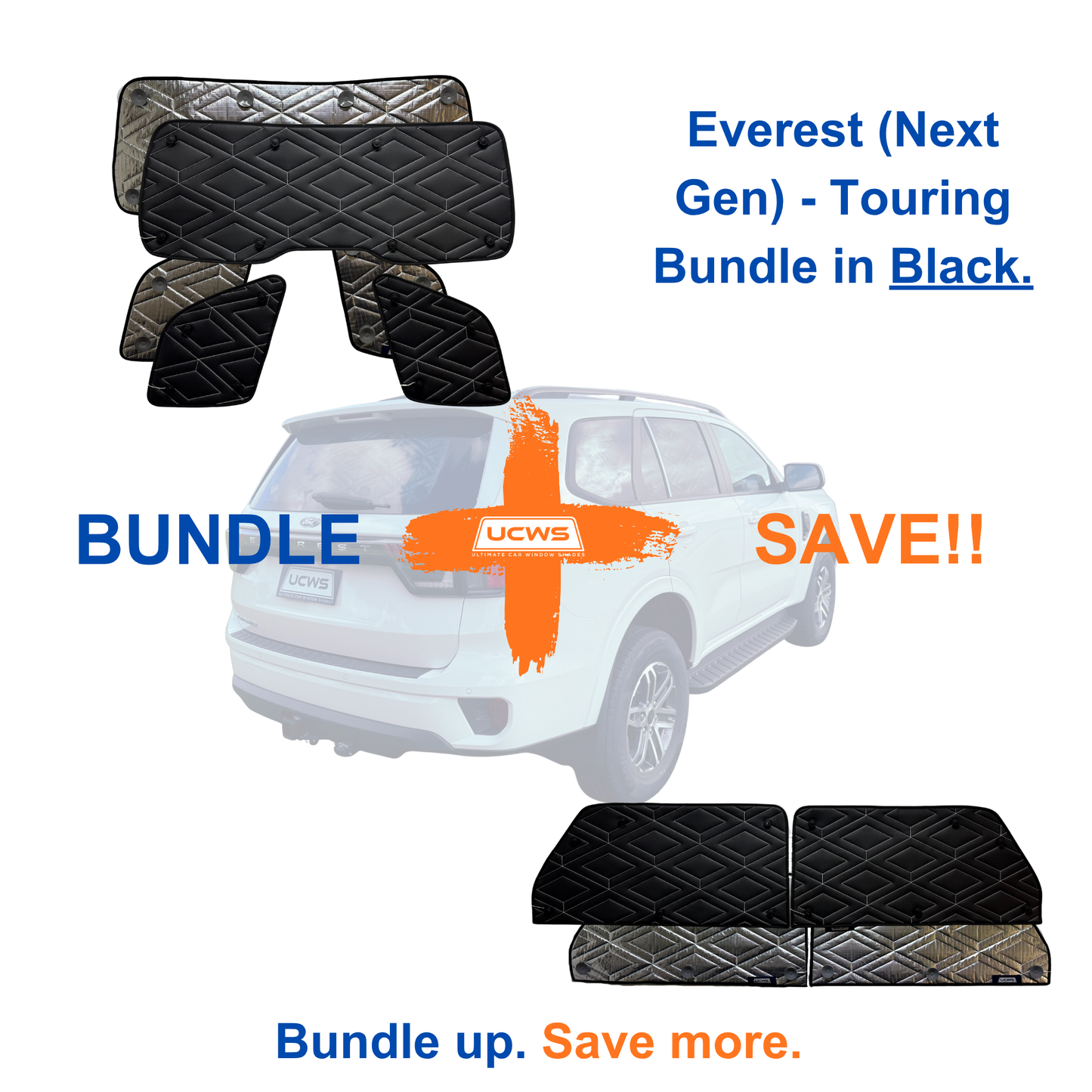 Ford Everest (Next Gen) - Touring Bundle (Cargo & Doors) - Black