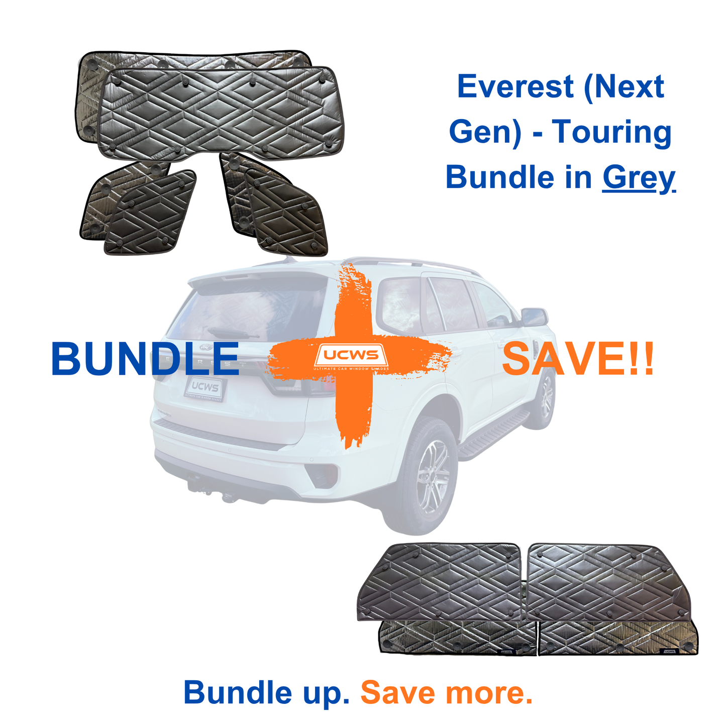 Ford Everest (Next Gen) - Touring Bundle (Cargo & Doors) - Grey
