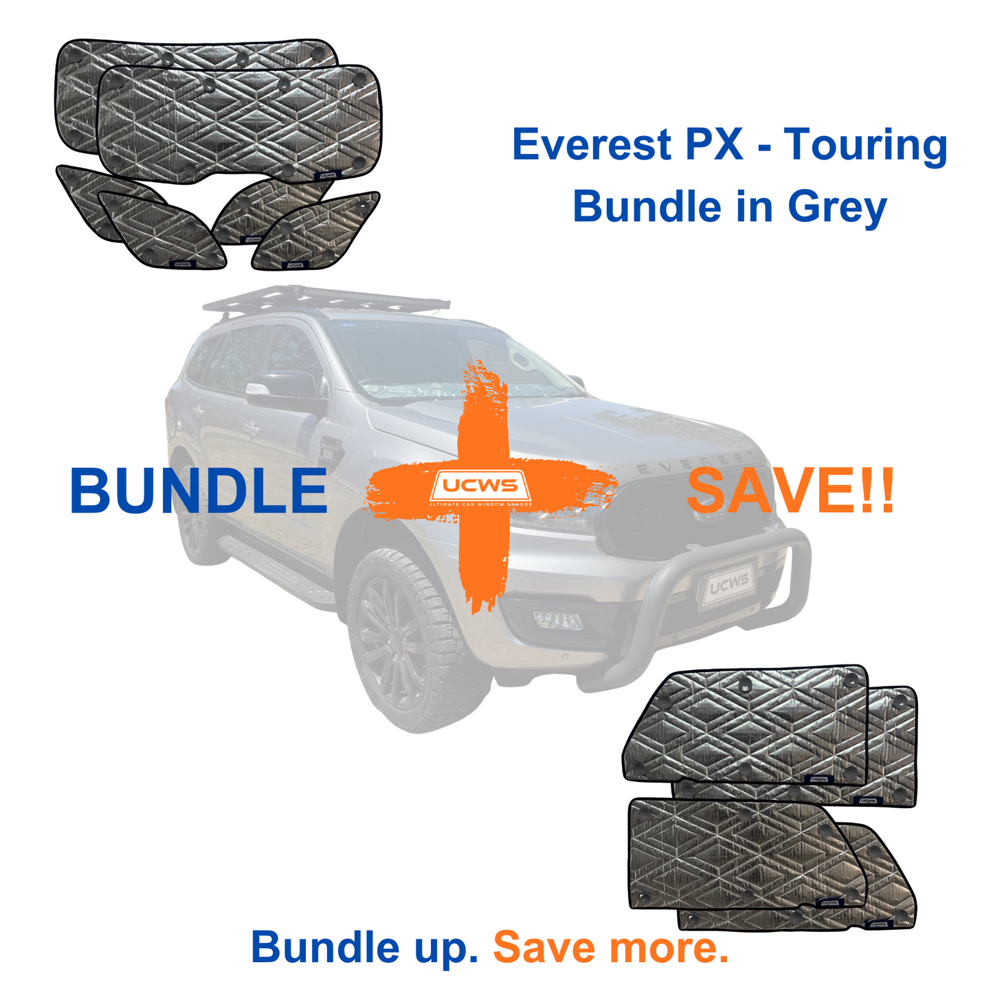 Ford Everest (PX) - Touring Bundle (Cargo & Doors) - Grey