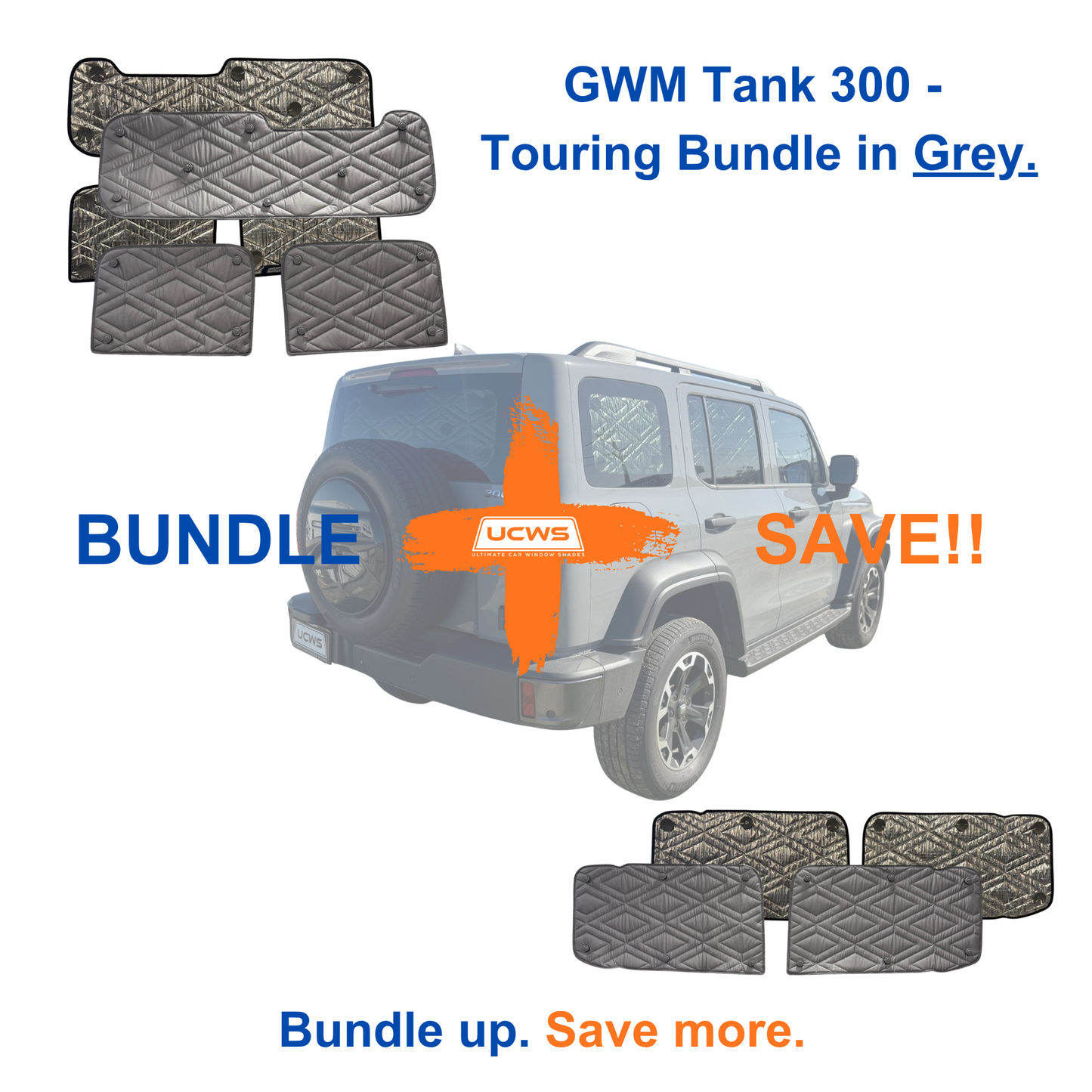 Great Wall Motors Tank 300 - Touring Bundle (Cargo & Doors) - Grey