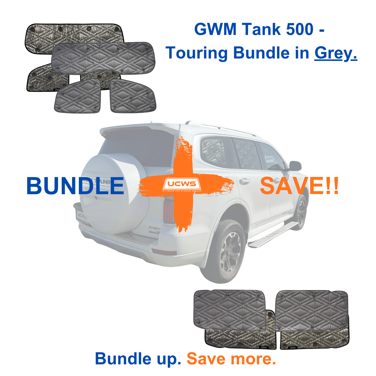 Great Wall Motors Tank 500 - Touring Bundle (Cargo & Doors) - Grey