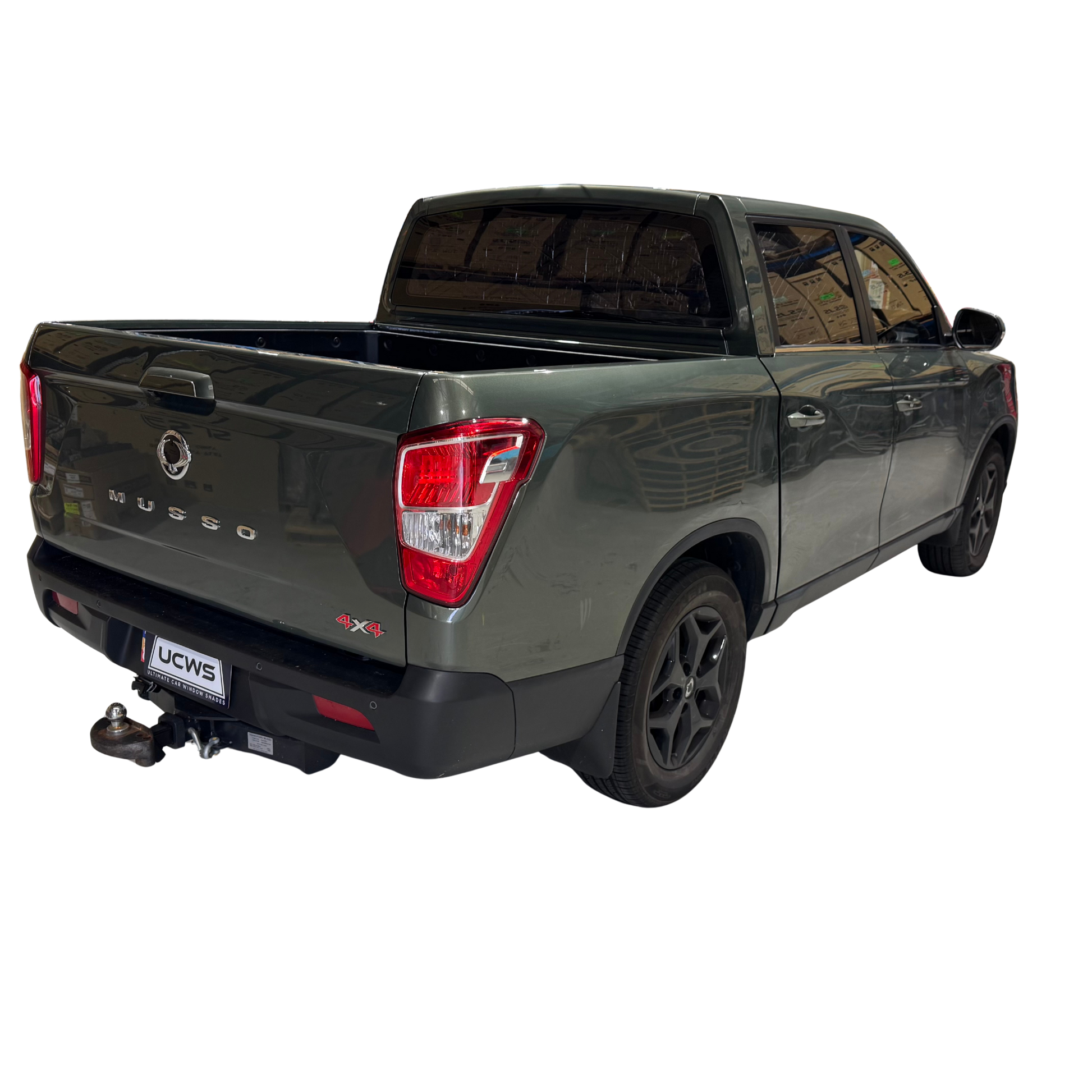 Ssang Yong Musso Rear Cab Sunshade Kit