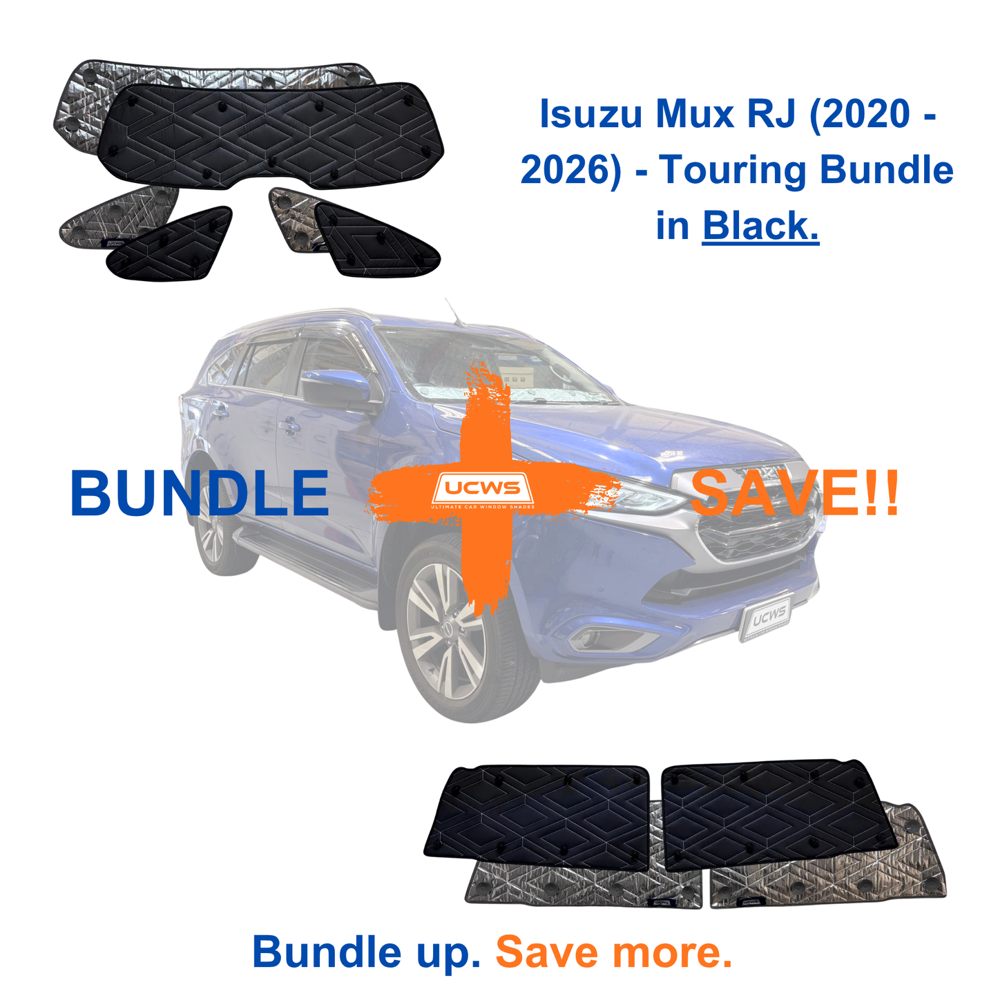Isuzu MUX (RJ) - Touring Bundle (Cargo & Doors) - Black