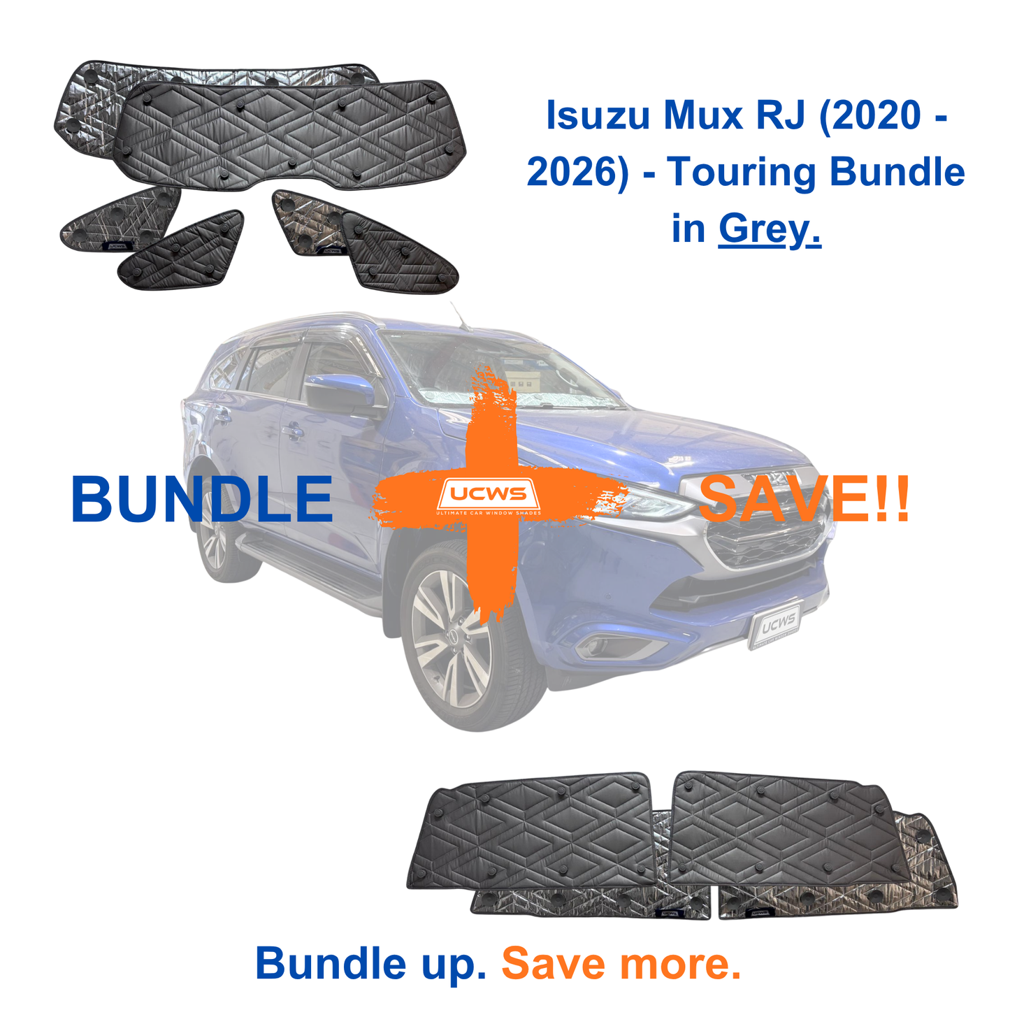 Isuzu MUX (RJ) - Touring Bundle (Cargo & Doors) - Grey