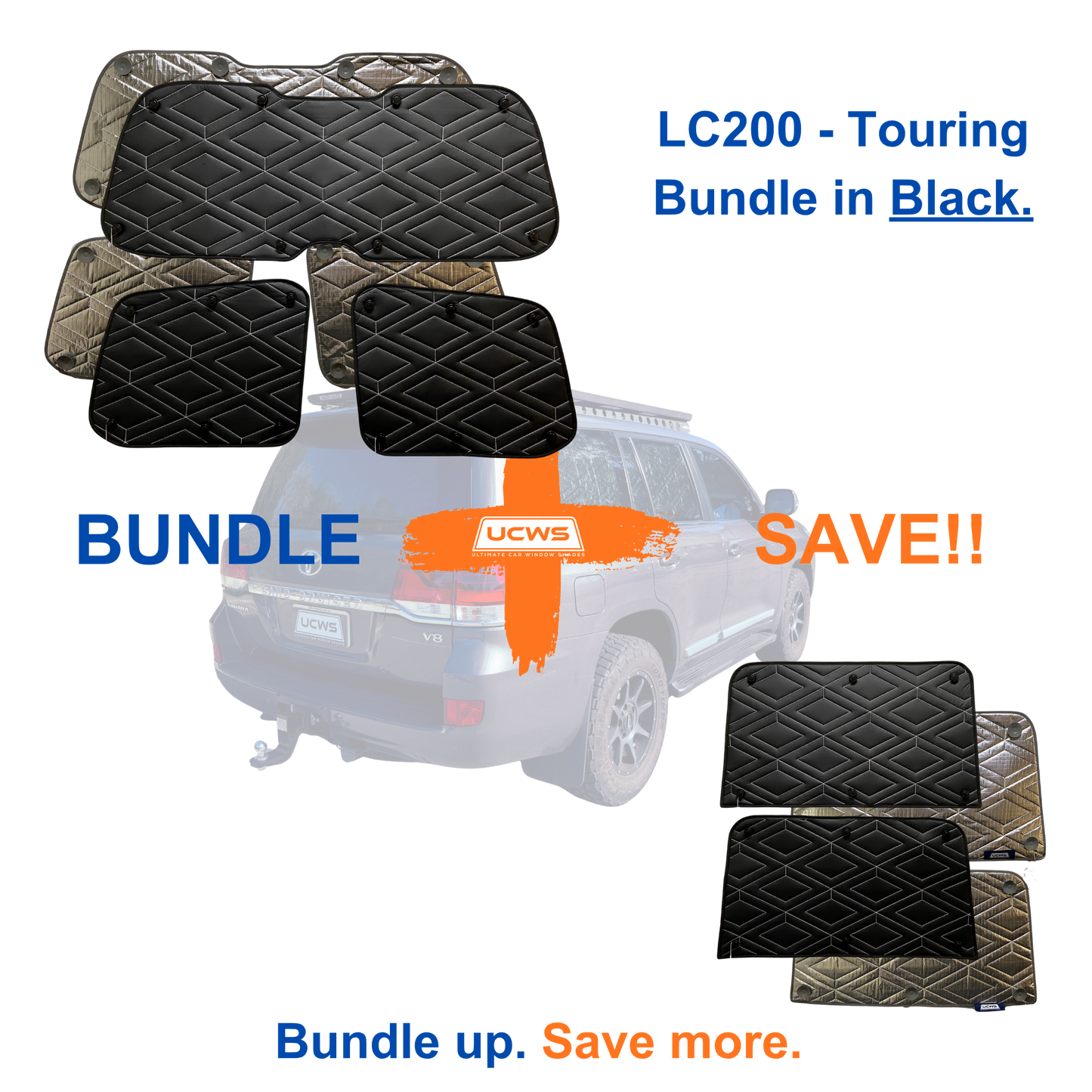 Toyota LandCruiser 200 Series - Touring Bundle (Cargo & Doors) - Black
