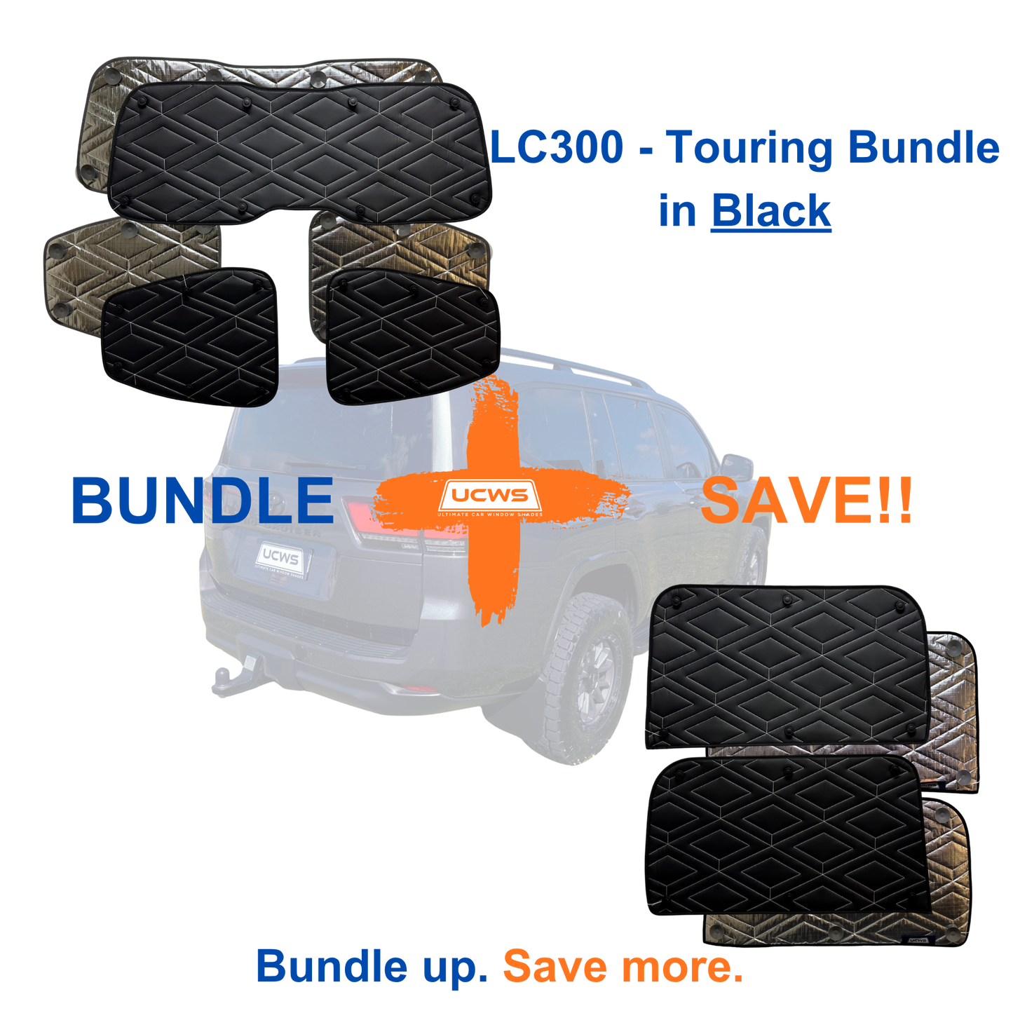 Toyota LandCruiser 300 Series - Touring Bundle (Cargo & Doors) - Black