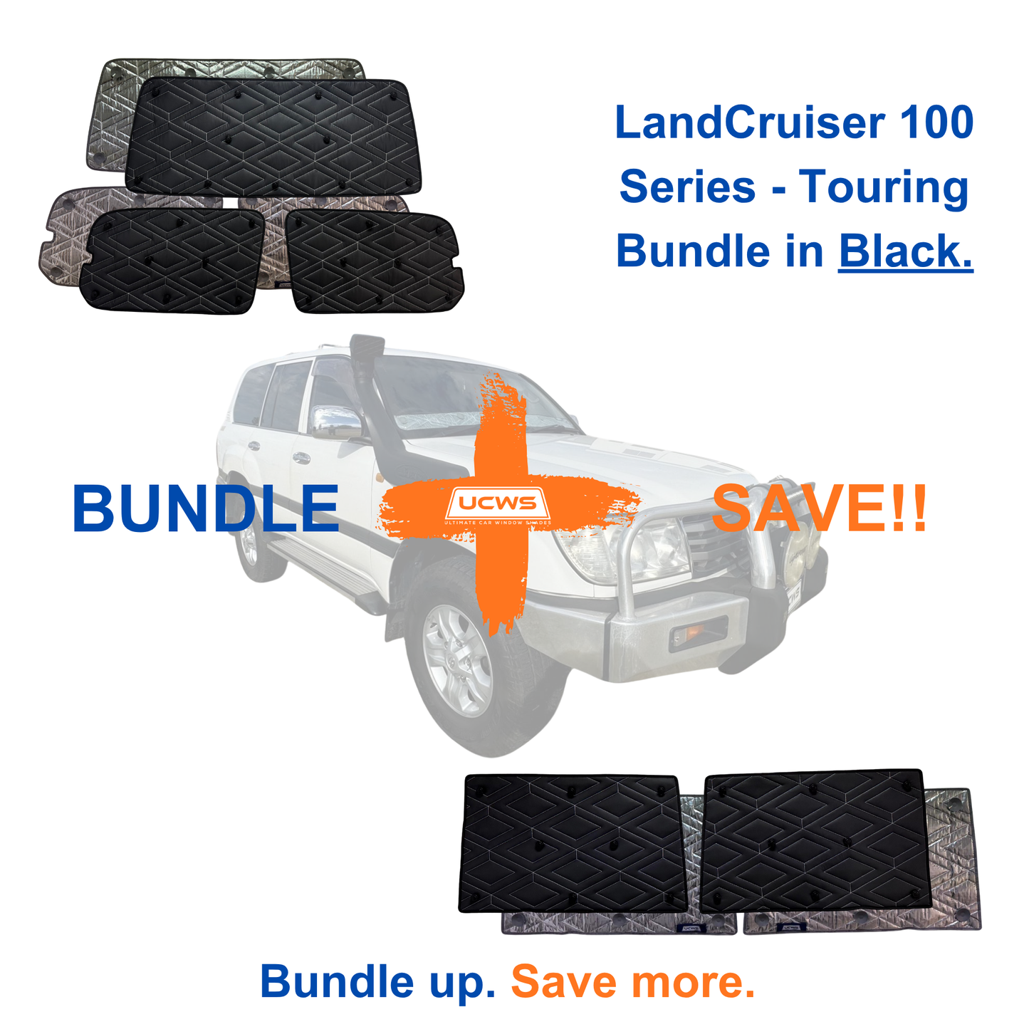 Toyota LandCruiser 100 Series - Touring Bundle (Cargo & Doors) - Black