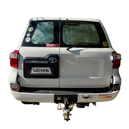 Toyota LandCruiser 200 Series Rear Barn Door Cargo Sunshade Kit
