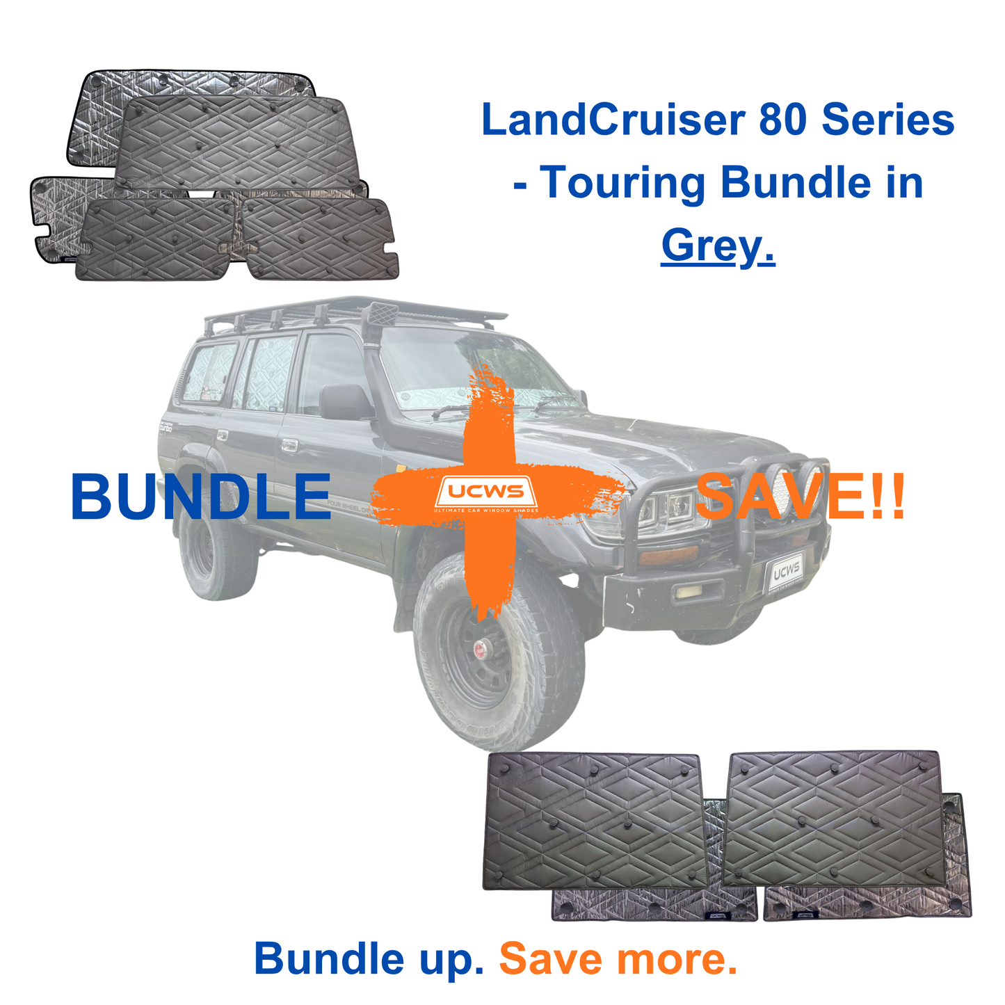 Toyota LandCruiser 80 Series - Touring Bundle (Cargo & Doors) - Grey