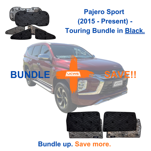 Mitsubishi Pajero Sport (2015-present) - Touring Bundle (Cargo & Doors) - Black