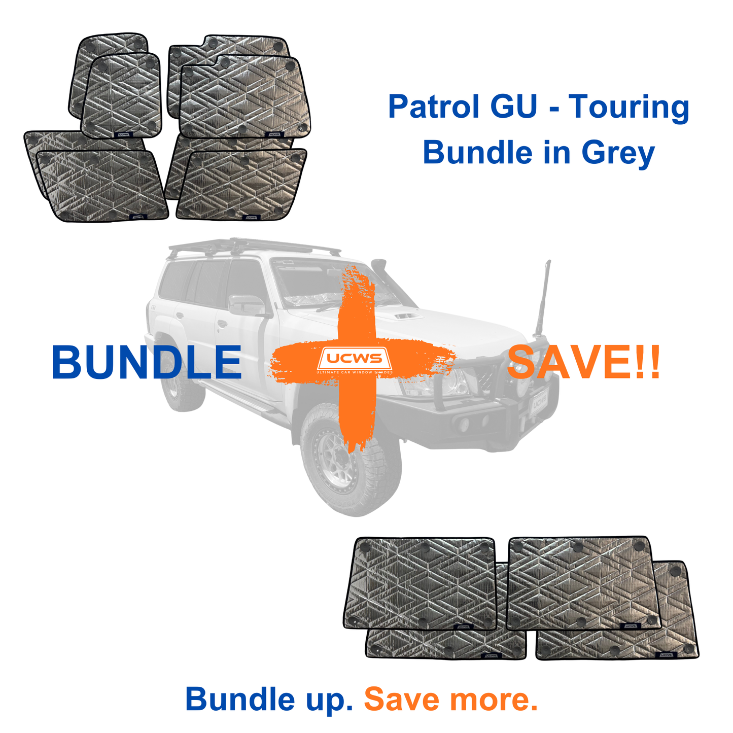 Nissan Patrol GU - Touring Bundle (Cargo & Doors) *No Rear A/C - Grey