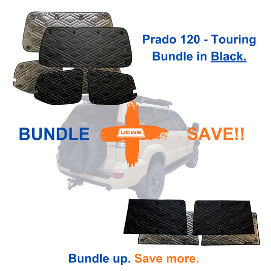 Toyota Prado 120 Series - Touring Bundle (Cargo & Doors) - Black