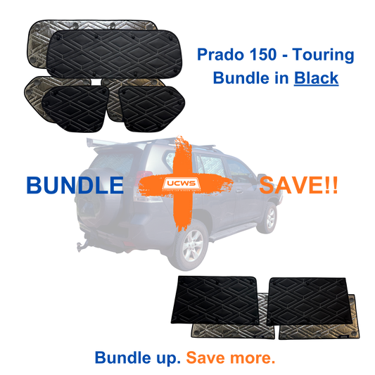 Toyota Prado 150 Series - Touring Bundle (Cargo & Doors) - Black