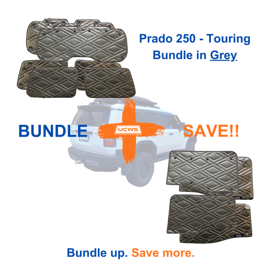 Toyota Prado 250 Series (Digital Rear View Compatible) - Touring Bundle (Cargo & Doors) - Grey
