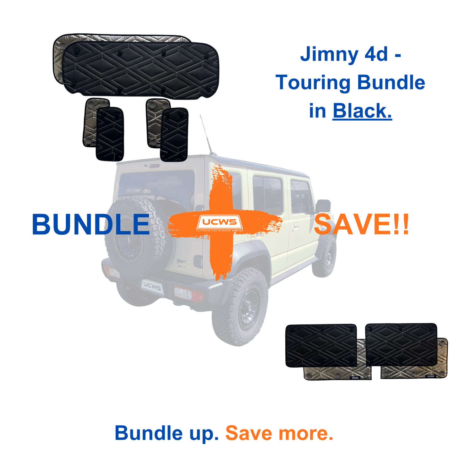 Suzuki Jimny 4-Door - Touring Bundle (Cargo & Doors) - Black