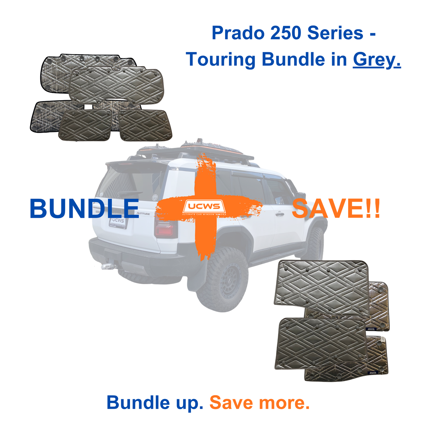 Toyota Prado 250 Series  - Touring Bundle (Cargo & Doors) - Grey