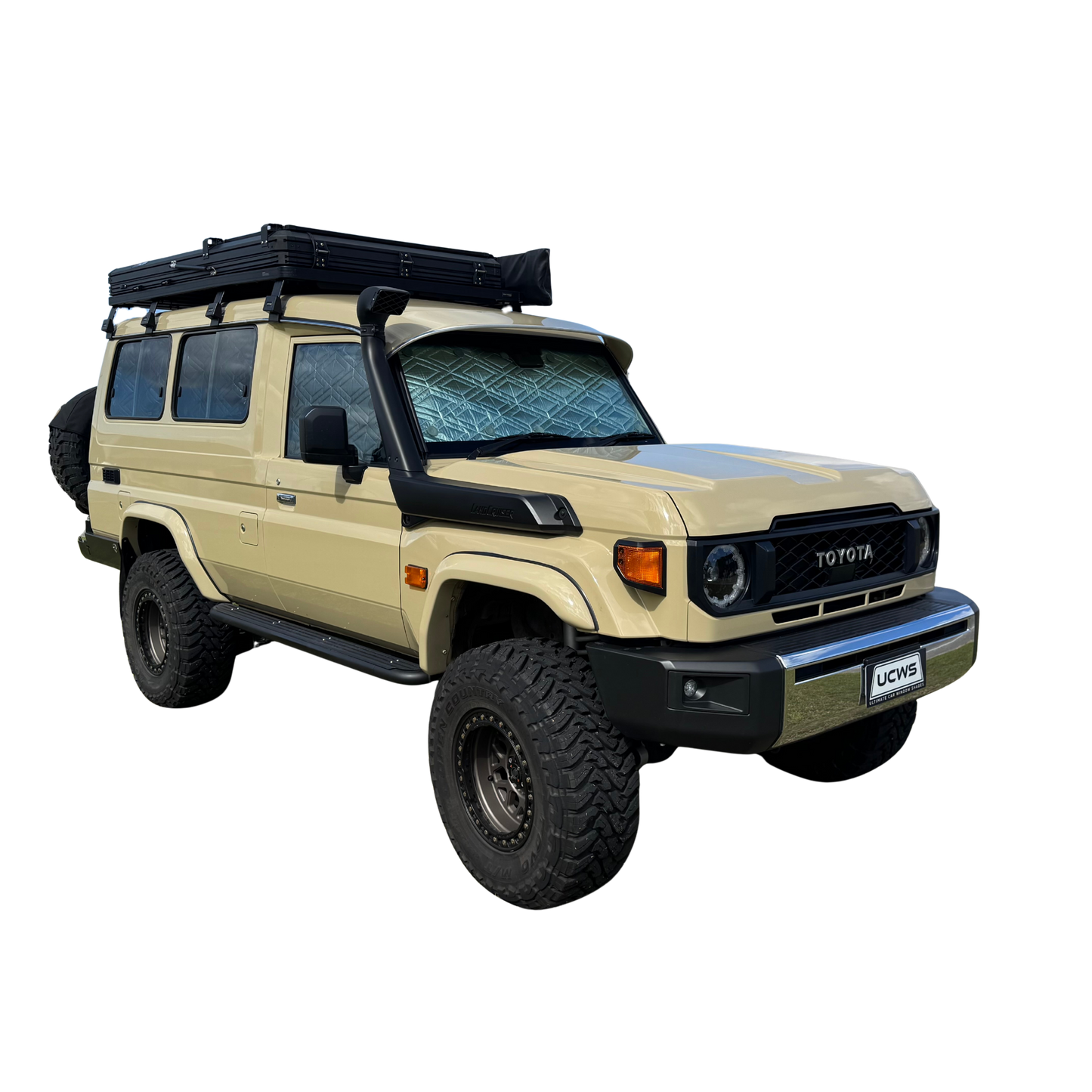 Toyota Troop Carrier - Blackout Bundle (Cargo + Front Cab) - Grey