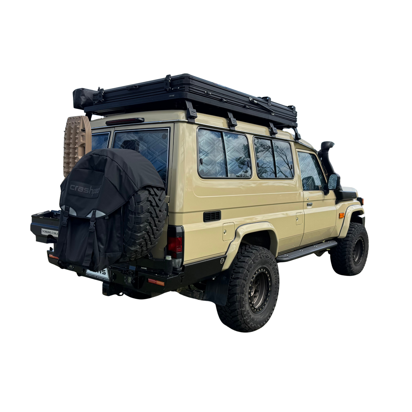Toyota Troop Carrier - Blackout Bundle (Cargo + Front Cab) - Grey
