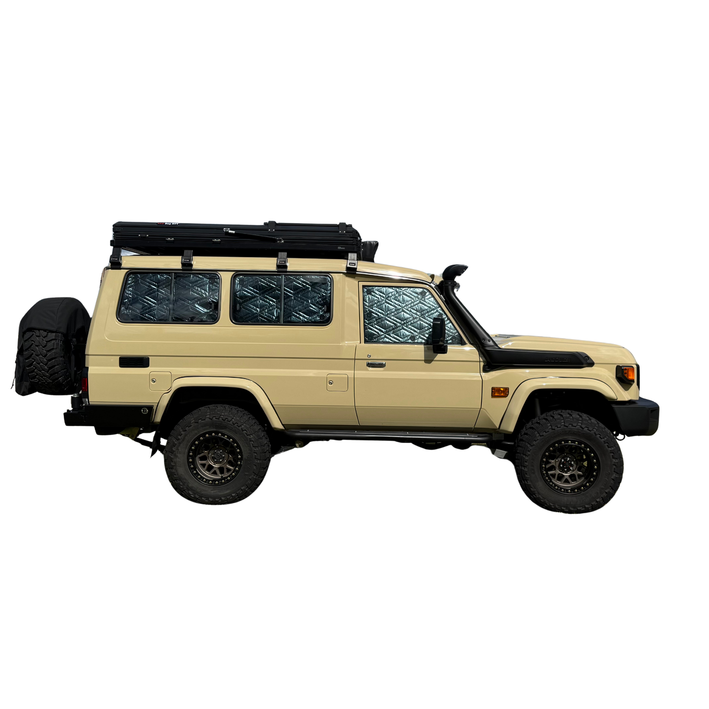 Toyota Troop Carrier - Blackout Bundle (Cargo + Front Cab) - Grey