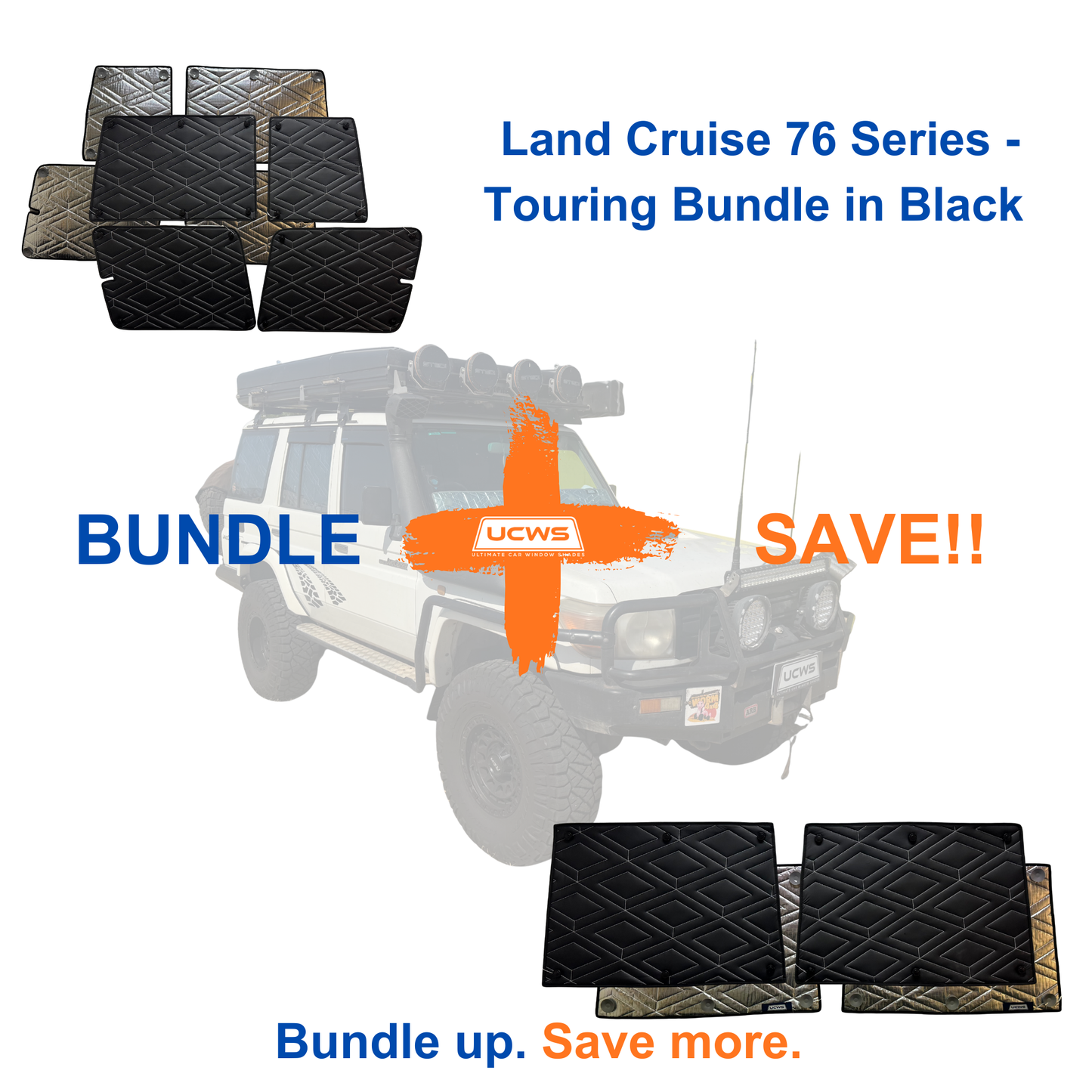 Toyota LandCruiser 76 Series - Touring Bundle (Cargo & Doors) - Black
