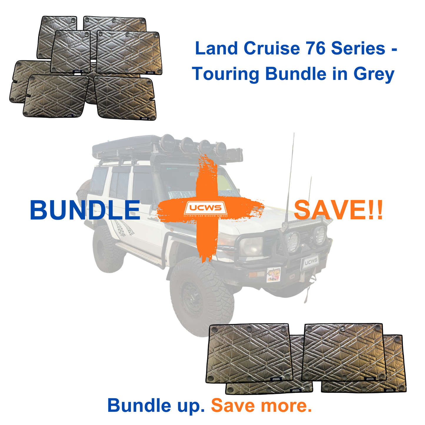 Toyota LandCruiser 76 Series - Touring Bundle (Cargo & Doors) - Grey