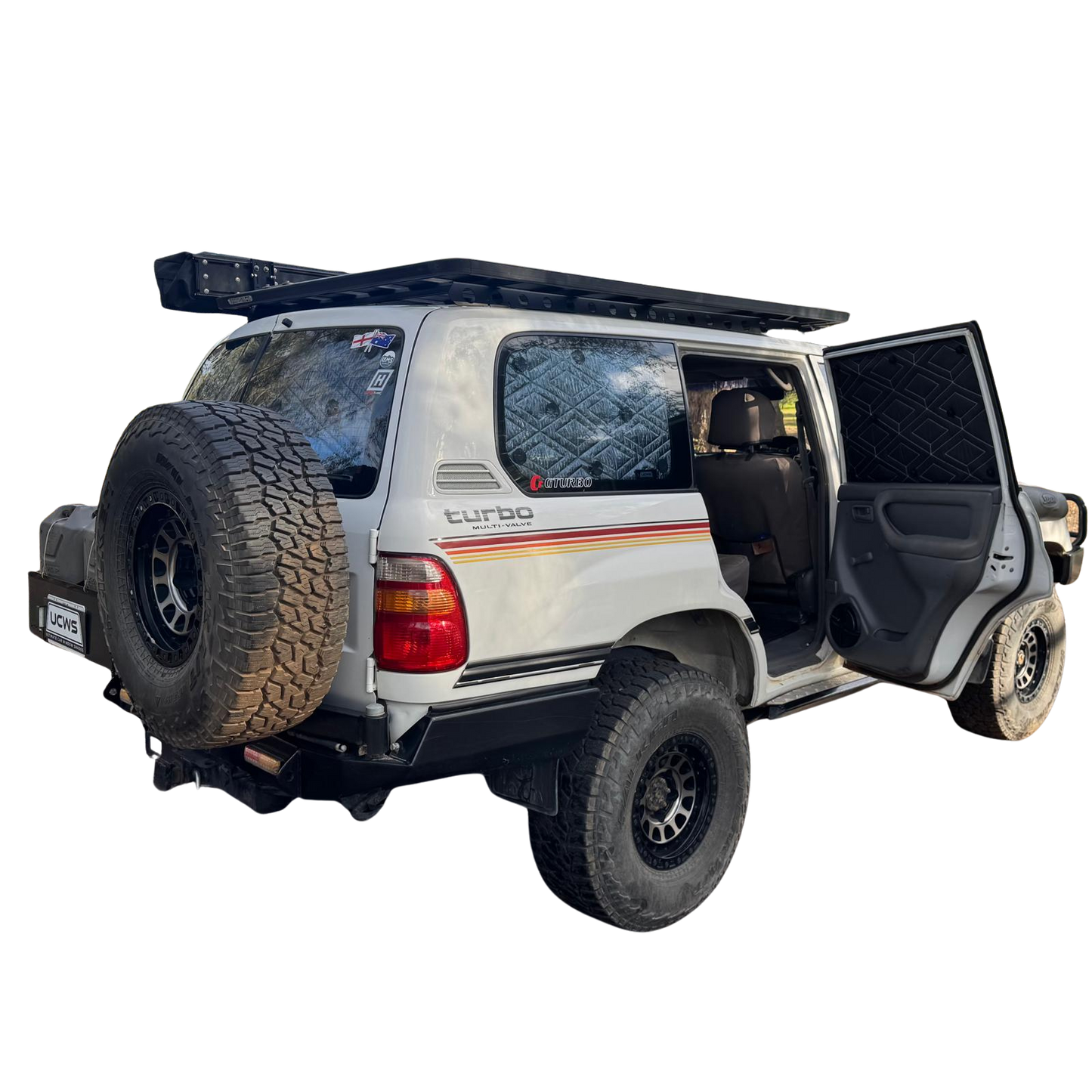 Toyota LandCruiser 105 Series Doors Sunshade Kit