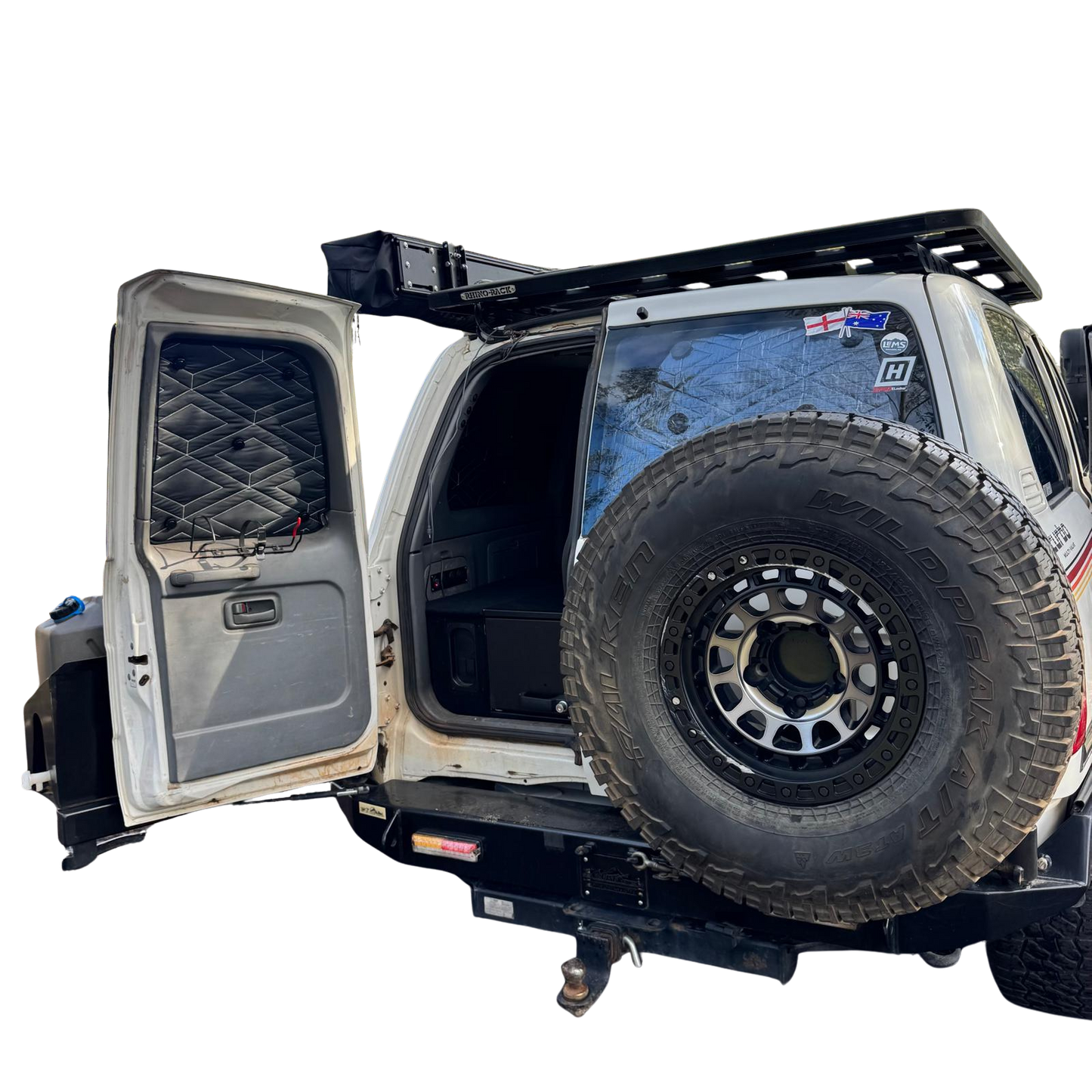 Toyota LandCruiser 105 Series Barn Door - Touring Bundle (Cargo & Doors) - Grey